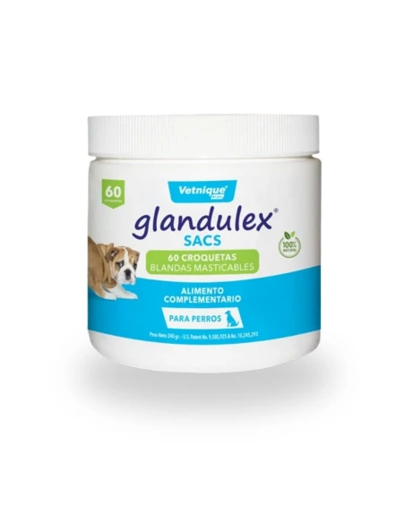Suplemento digestivo Glandulex Sacs JT PHARMA 60 Croquetas